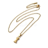 PVD Vacuum Plating 201 Stainless Steel Necklaces NJEW-H033-01G-I-2