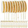DIY Brass & Stainless Steel Chain Bracelets/ Necklaces Making Kits DIY-GA0008-16-1