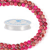 DIY Natural Regalite/Imperial Jasper/Sea Sediment Jasper Beads Bracelets  Making KIts DIY-TA0002-69F-2