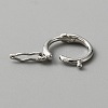 Anti-Tarnish 925 Sterling Silver Twister Clasp FIND-WH0126-77P-2