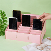 24-Grid Wooden Cell Phone Storage Box AJEW-WH0348-179-3