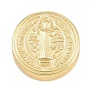 Religion Brass Beads KK-E802-23G-B-1
