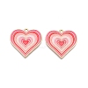 Rack Plating Alloy Enamel Pendants ENAM-N056-431A-1
