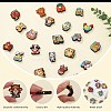 12Pcs 6 Style Food Grade Eco-Friendly Silicone Focal Beads SIL-SZ0002-72A-3