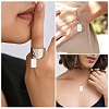 20Pcs 201 Stainless Steel Rounded Rectangle Stamping Blank Tag Pendants STAS-YW0003-22-6