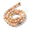 Natural Sunstone Beads Strands G-M373-01B-3