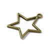 Tibetan Style Alloy Pendants PALLOY-M217-26A-AB-2