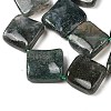 Natural Moss Agate Beads Strands G-L239-16-4