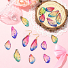 4 Sets Epoxy Resin Pendants RESI-CJ0005-18-6