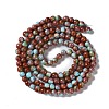 Baking Paint Glass Bead Strands X-GLAA-H031-01A-04-3