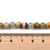 Natural Blue Calcite Beads Strands G-H312-C02-6mm-5