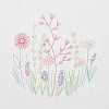 DIY Embroidery Fabric with Eliminable Pattern DIY-P032-C10-2