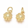 Electroplated Alloy Charms PALLOY-G267-11G-2