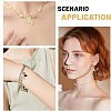 40Pcs 2 Colors Rack Plating Alloy Charms PALLOY-CA0002-39-7