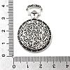 Tibetan Style Alloy Pendant Cabochon Settings TIBEP-N003-74AS-4