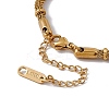 316 Stainless Steel Round Mesh Chain Bracelet for Men Women BJEW-G655-05G-3