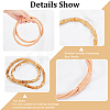 4Pcs 2 Style Bamboo & Rattan Bag Handle DIY-AR0002-80-4