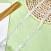 2 Yards Polyester with Plastic Imitation Pearl Beads Tassel Ribbons OCOR-GF0005-09A-3