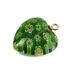 Handmade Millefiori Lampwork Heart Pendants LS-LAMP-L080-01P-04-2