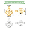 80Pcs 2 Colors 304 Stainless Steel Pendants STAS-DC0008-88-2