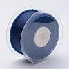 Polyester Frayed Grosgrain Ribbons ORIB-N0002-25mm-05-3