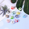 96Pcs 12 Style Resin European Beads RPDL-YW0001-01-4
