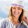 6Pcs 6 Colors Bowknot Polyester Hat Belt FIND-CP0001-75-4