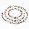 Two Tone 201 Stainless Steel Jewelry Sets SJEW-F157-05GP-1