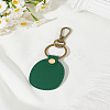 1Pc Oval PU Leather Holder Pendant Decoration AJEW-LP0008-30B-1