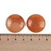 Natural Red Aventurine Cabochons G-H1596-FR-25mm-30-3