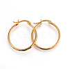 Ion Plating(IP) 304 Stainless Steel Hoop Earrings EJEW-L215-20G-2