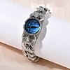 Eye 201/304 Stainless Steel Link Bracelets BJEW-F522-02P-01-3