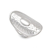 304 Stainless Steel Open Cuff Rings for Women RJEW-A079-07C-P-4