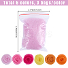 18Pcs 6 Colors DIY Wool Roving DIY-SP0005-80C-2