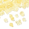 120Pcs 8 Styles Transparent Spray Paint Glass Beads GLAA-FS0002-28-3
