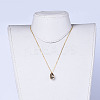 Cowrie Shell Pendants Necklaces NJEW-JN02361-6