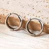 201 Stainless Steel Hoop Earrings EJEW-P304-15C-P-1