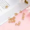 Ion Plating(IP) 304 Stainless Steel Open Jump Rings X-STAS-F084-24G-01-4