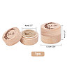Wood Ring Box OBOX-WH0009-002-2