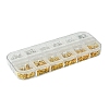 Brass and Iron Beeds with Strong Stretchy Beading Elastic Thread and Iron Beading Tweezers DIY-FS0005-74-6
