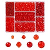 7 Styles Transparent Glass Beads EGLA-YW0003-91B-1