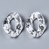 Transparent Spray Paint Acrylic Linking Rings TACR-Q276-001I-2