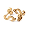 Ion Plating(IP) 304 Stainless Steel Stud Earrings FIND-Q103-01S-G-2