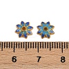Multi-Petal Alloy Enamel Bead Caps FIND-G029-02G-04-6