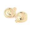 Rack Plating Brass Charms KK-M261-26G-2