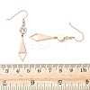 304 Stainless Steel Tie Dangle Earrings EJEW-Z129-19RG-5