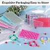 80Pcs Round Silicone Focal Beads SIL-SZ0001-24-28-6