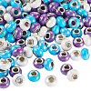 150Pcs Opaque Resin European Beads RESI-TA0004-72A-3