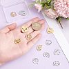 12Pcs 6 Style 304 Stainless Steel Pendants STAS-UN0039-83-2