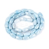 Anti-Tarnish Electroplate Glass Beads Strands EGLA-Q130-02A-05-2